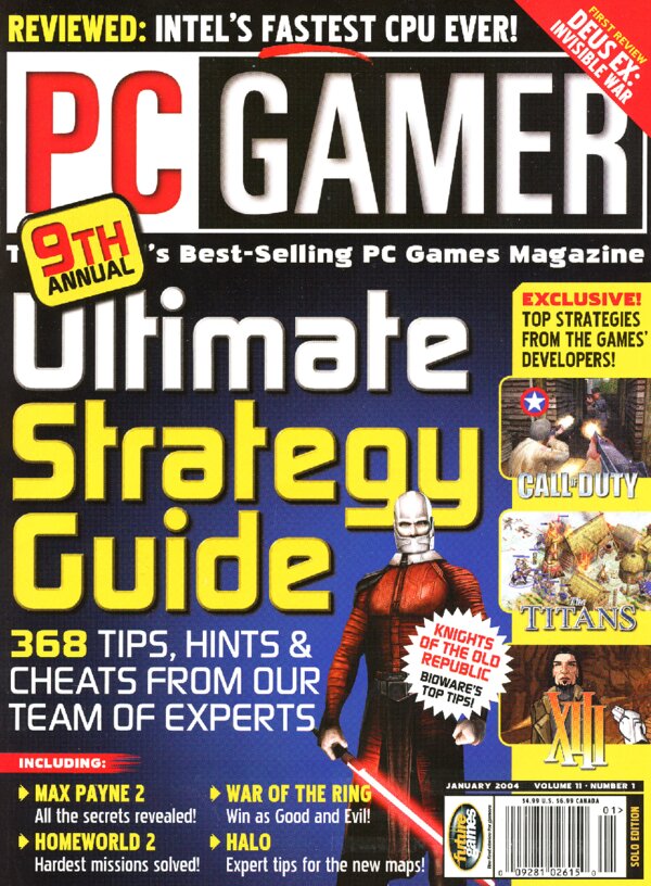 PC Gamer US   Issue 119 (January 2004) cover